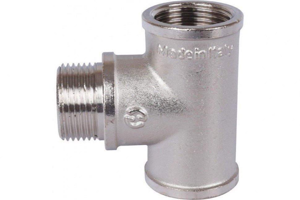 Тройник ВНВ 3/4"x3/4"x3/4", никелированный STOUT