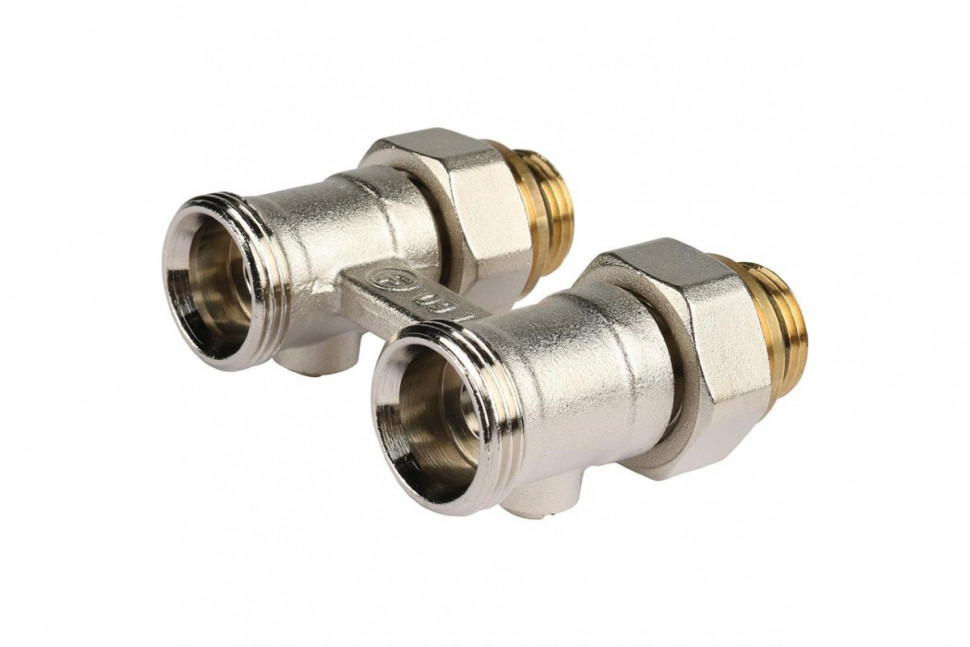 Узел нижнего подключения радиатора 1/2" НР x 3/4" НР, прямой REHAU