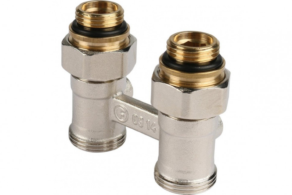 Узел нижнего подключения радиатора 1/2" НР x 3/4" НР, прямой REHAU