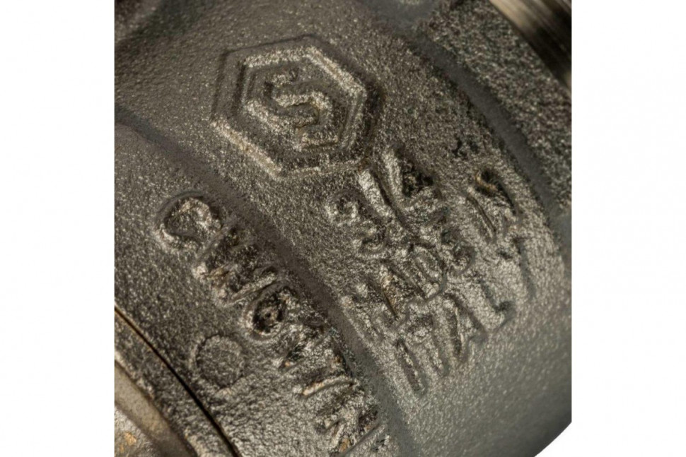 Кран шаровой полнопроходной НР/НР 3/4", ручка рычаг STOUT