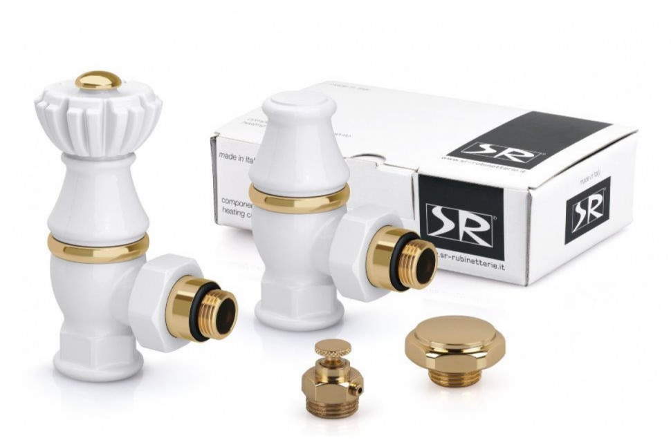 Комплект серия Liberty 1/2"х 3/4" угловой, белый SR Rubinetterie