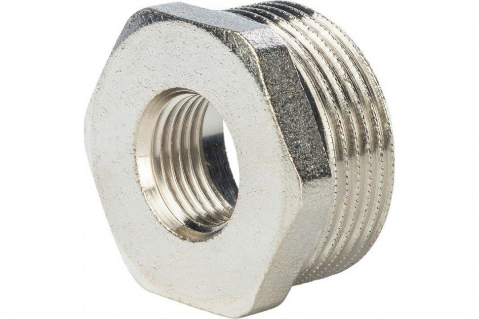 Футорка 2"x1/2", никелированная STOUT