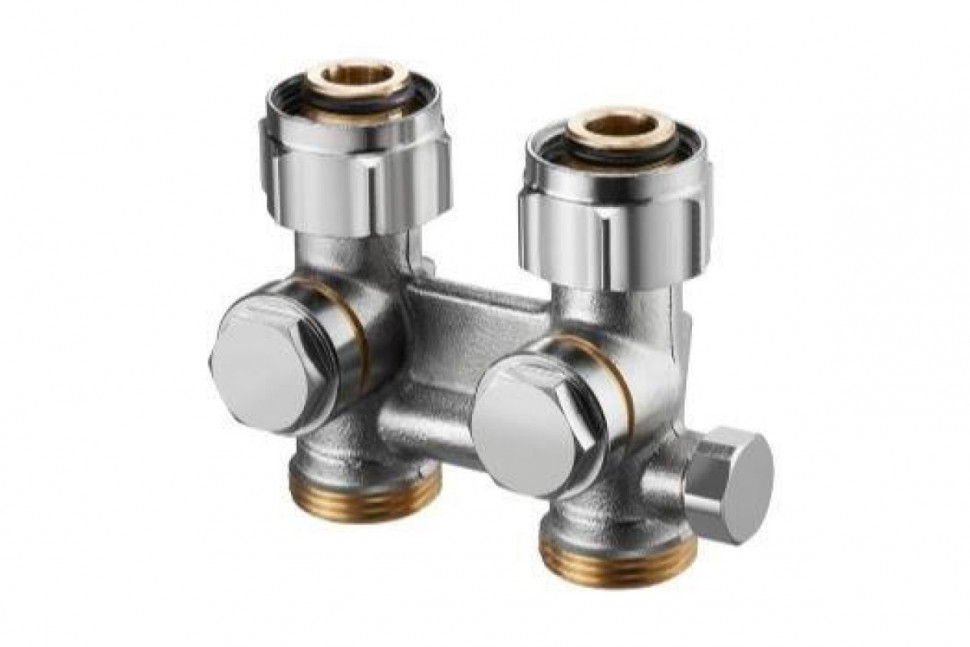Узел нижнего подключения радиатора 3/4" НГ x 3/4" НР, прямой Multiflex F ZBU Oventrop